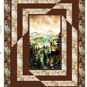 REVERSAL-Quilt Pattern-Quilting Renditions-Panel Quilt Pattern