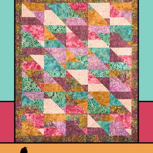 Jam Session Quilt Pattern PDF Quilt Pattern-Villa Rosa Instant Download Quilt Pattern