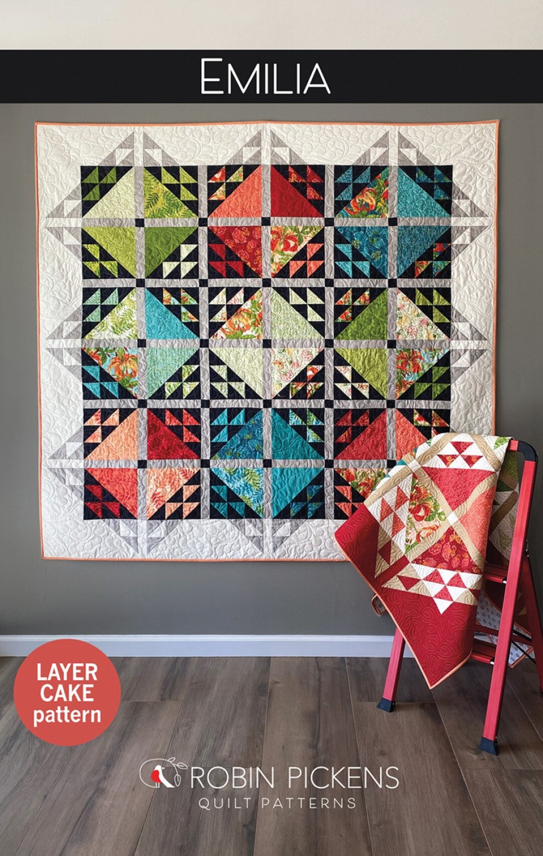 EMILIA Quilt Pattern layer Cake Quilt Pattern robin Pickens Etsy