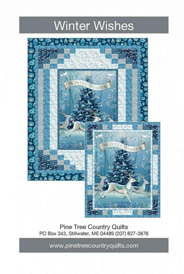 Winter Wishes Quilt Pattern PDF Quilt Pattern-pine Tree Country Quilts ...