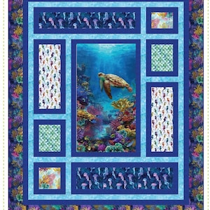 Picture That Panel Quilt Pattern- Easy Design by Kari Nichols (Quilting Renditions)