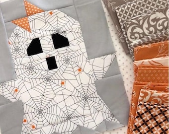 BOO!-Halloween Quilt Pattern-Fat Quarter Friendly-Pattern Basket Patterns