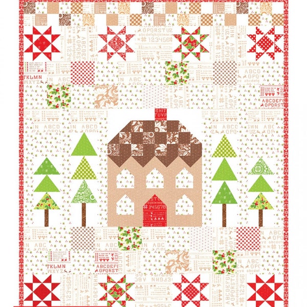 Christmas Cottage-Quilt Pattern-Fig Tree & Co-Joanna Figueroa