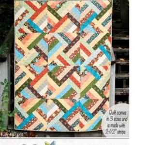 Lucy Quilt Pattern by G.E. Designs Withh Creative Grids Stripology XL Quilt  Ruler Option 