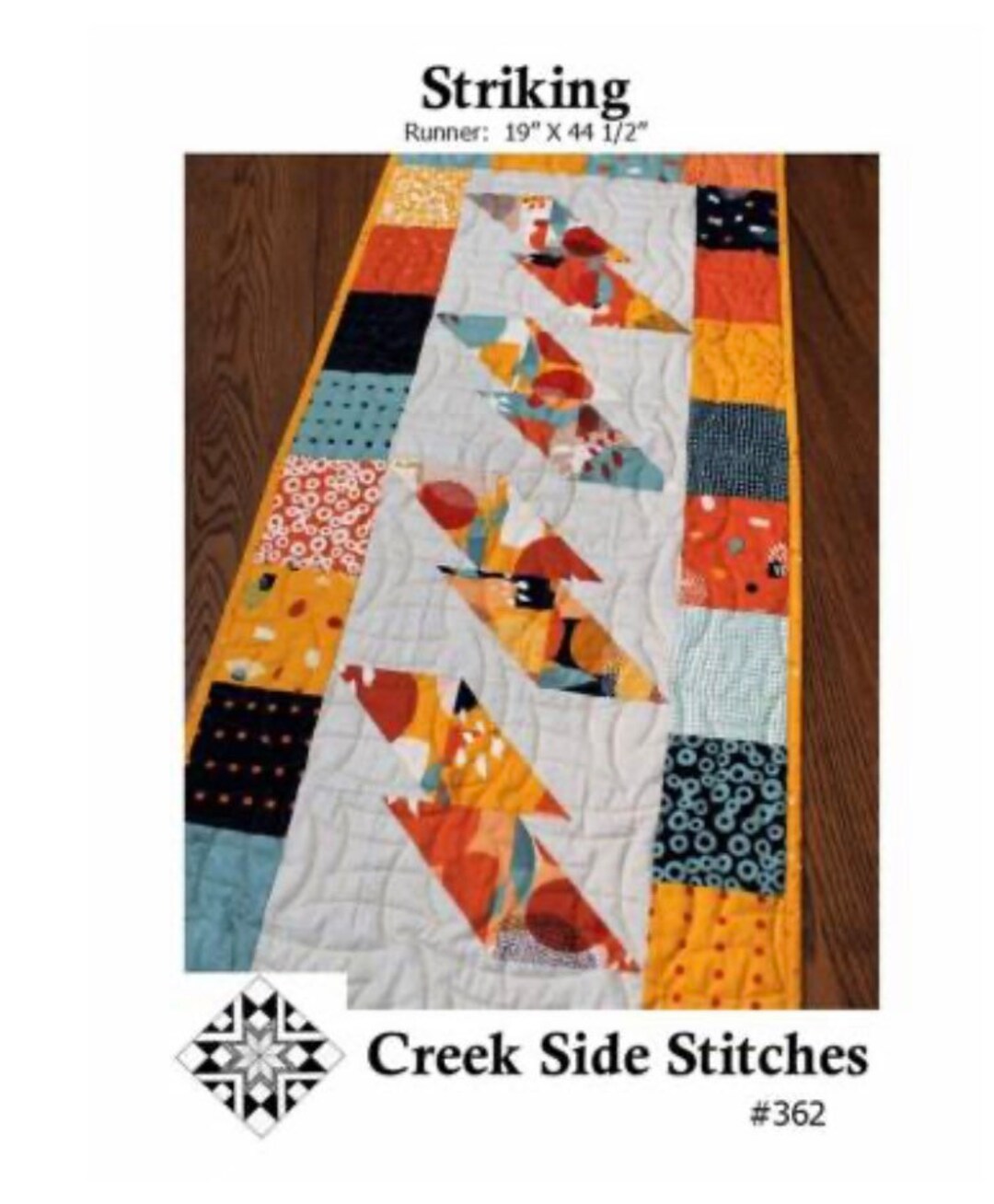 Striking-table Runner Pattern charm Pack Table Runner Pattern-creek Side Stitches - Etsy