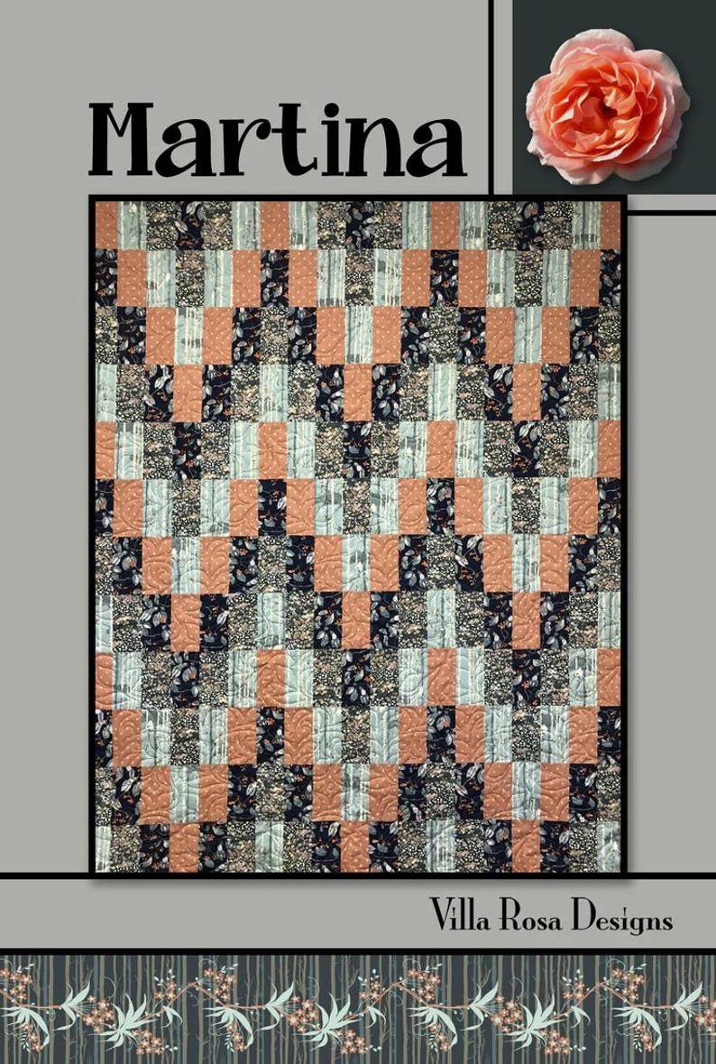 Martina PDF Quilt Pattern-villa Rosa Instant Download Quilt Pattern - Etsy