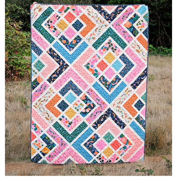The Penny Quilt Pattern-Kitchen Table Quilting-Erica Jackman- Quilt Pattern-Fat Quarter Quilt Pattern