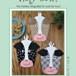 Holy Cow-Cow Pot Holders Pattern-Suzanne Shore