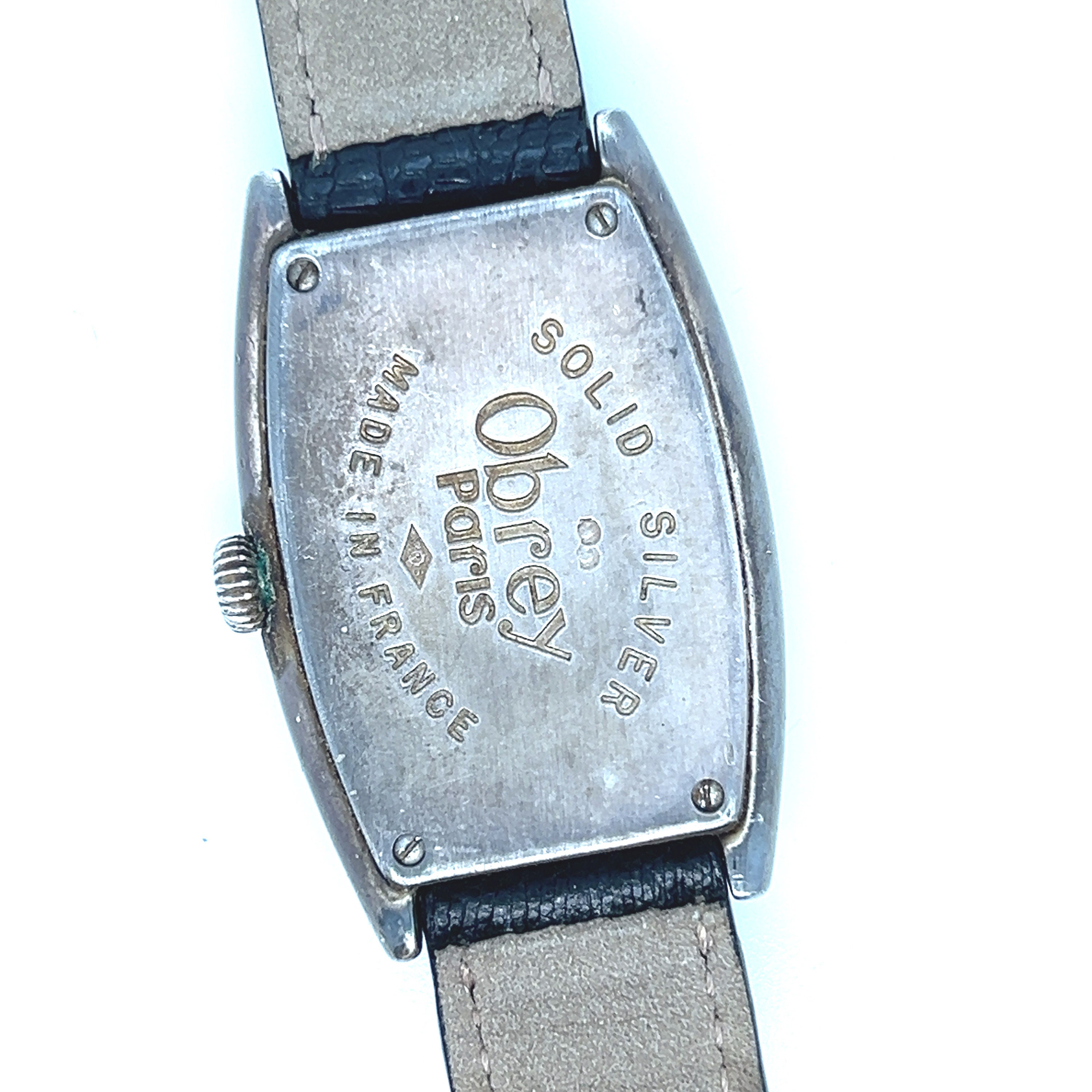 Just Reduced …obrey Paris Silver Rectangular Curved Unisex Just Reduced …obrey Paris Silver Rectangular Curved Unisex