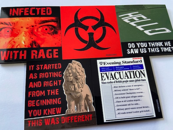 28 DAYS LATER Fridge Magnets Selection - Choose yours / Hardboard / Gloss Finish - Original unofficial movie themed designs