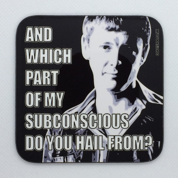 LIFE on MARS - Drinks Coaster "Subconscious" - Sam Tyler - Hardboard / Gloss Finish - Original unofficial TV themed design