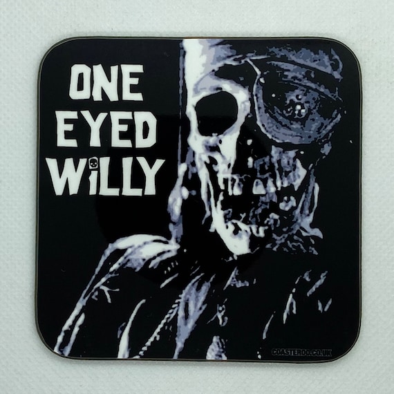 THE GOONIES - Drinks Coaster "One Eyed Willy" - Hardboard / Gloss Finish - Original unofficial movie themed design