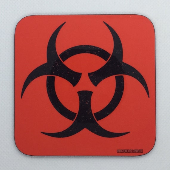 28 DAYS LATER "raw back" Coasters - Hot Drinks / Bar Mat  - Choose / Hardboard / Gloss Finish - Original unofficial movie themed design