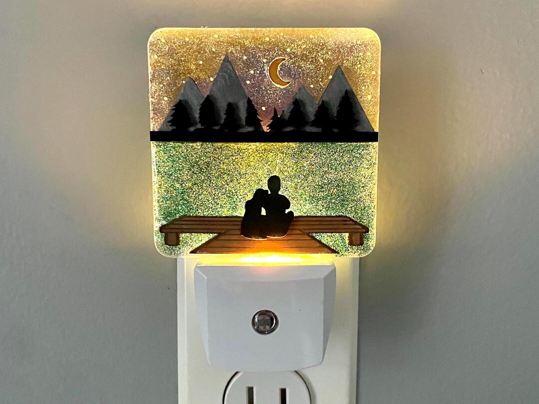 Mountain Lake Night Light | Night Lights for Kids | for Bathroom ...