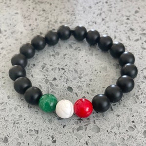 Italy Beaded Gemstone Bracelets - WORLD CUP