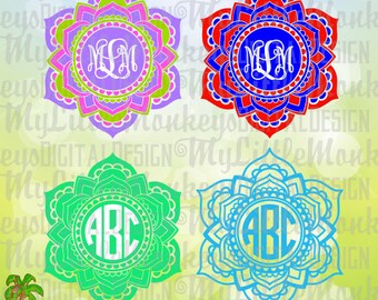 Download 3 Color Mandala Svg Etsy