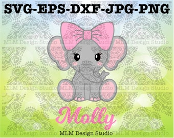 Download Sitting Elephant Svg Etsy