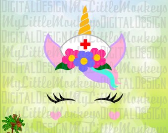 Download Unicorn Nurse Svg Etsy PSD Mockup Templates