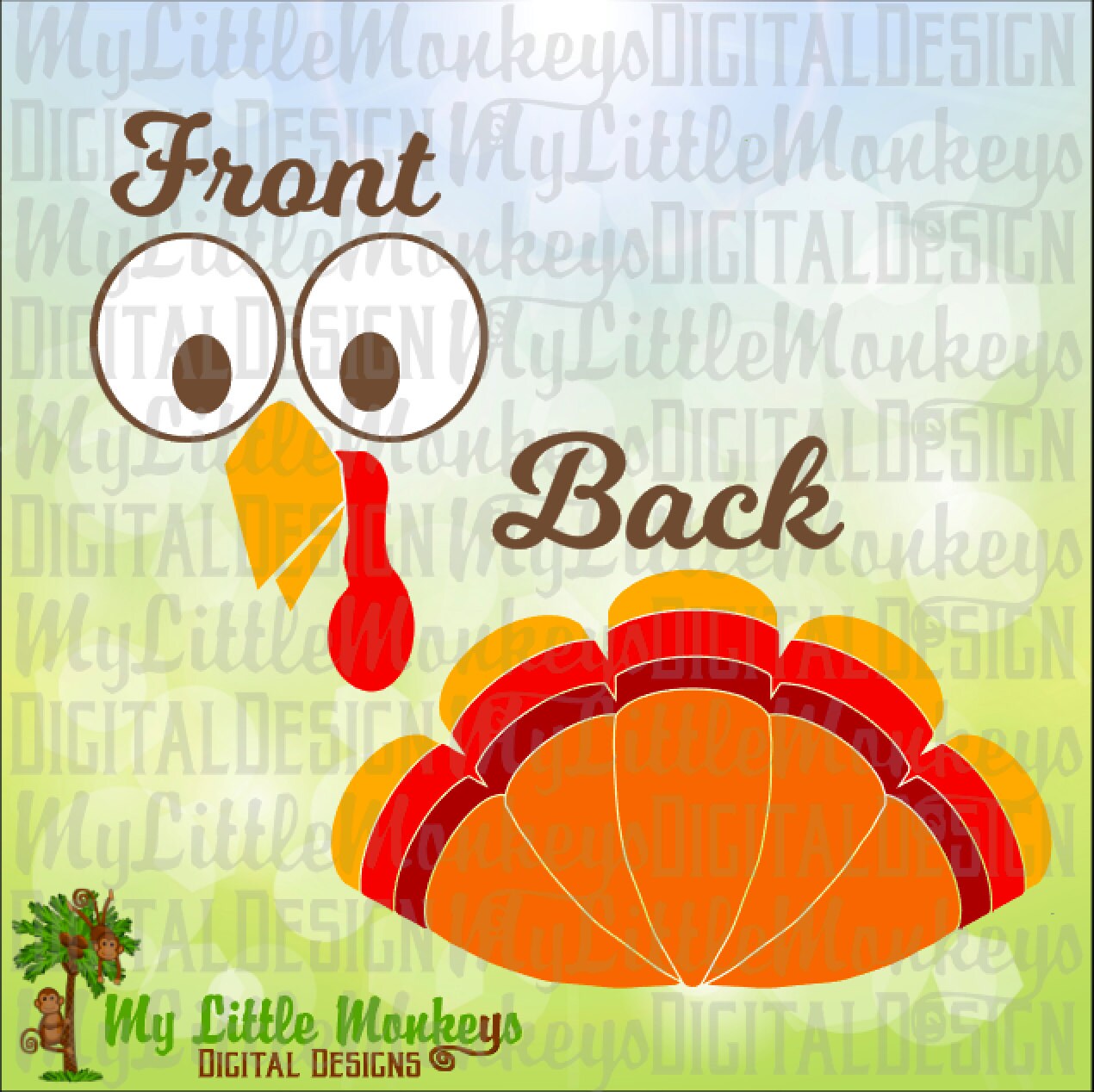 Download Turkey Face And Turkey Feathers Baby Bodysuit Thanksgiving Etsy