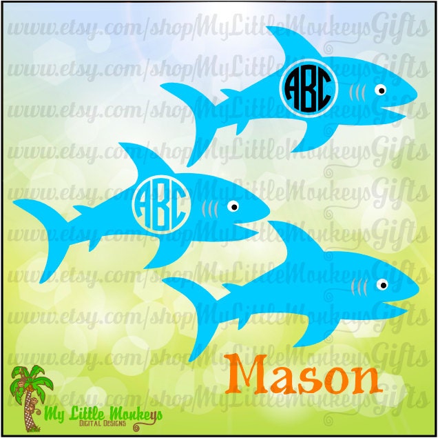 Free Free 73 Shark Monogram Svg SVG PNG EPS DXF File