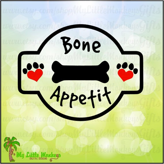 photo Bone Appetit Svg Free etsy