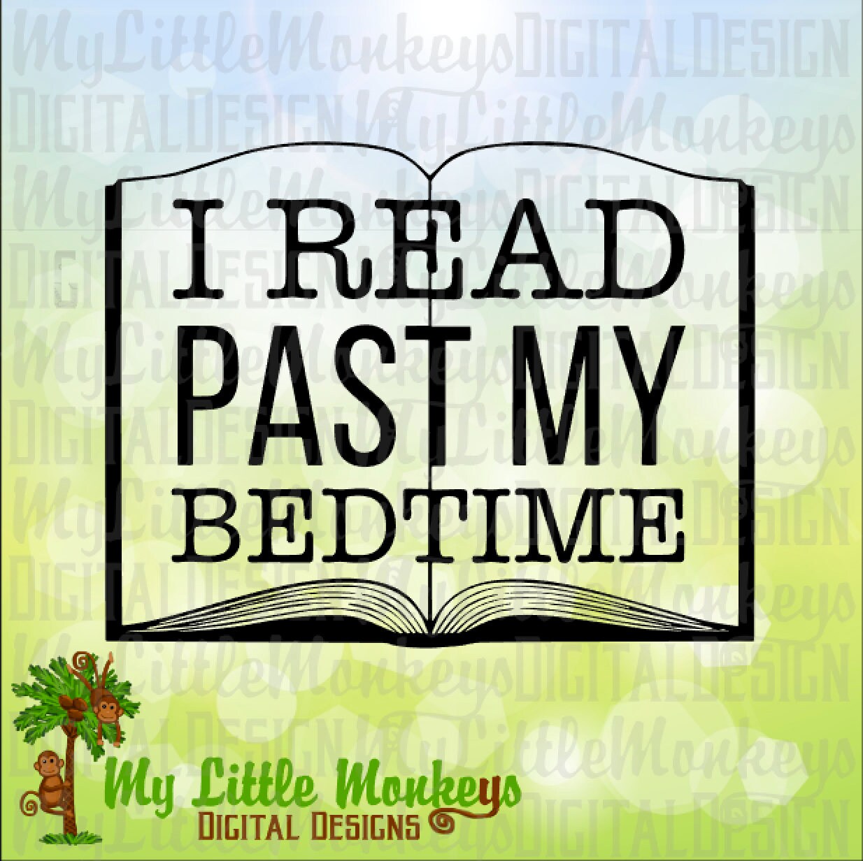 Reading SVG Book SVG I Read Past My Bedtime Reading Pillow Etsy