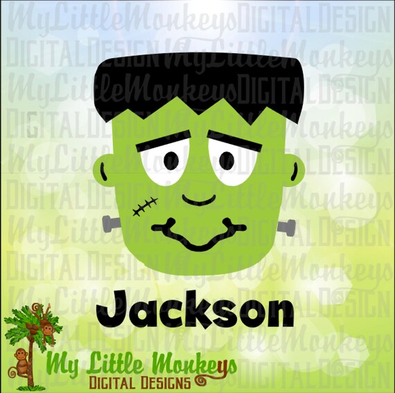 Halloween Svg Frankenstein Face Svg Halloween Shirt Etsy