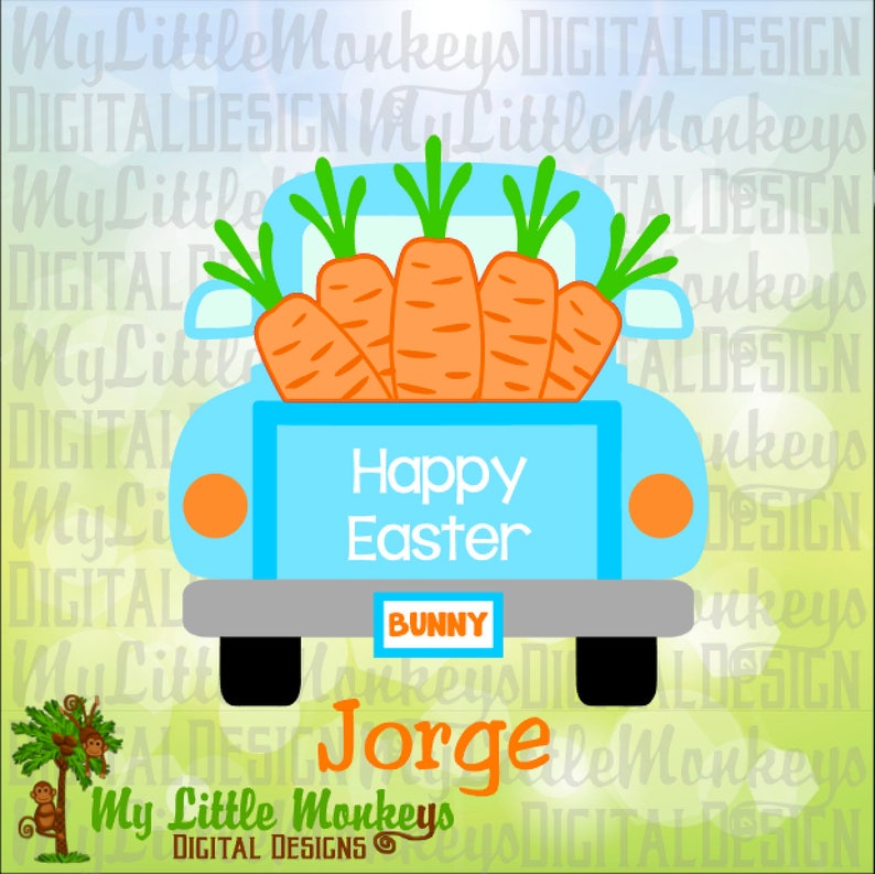 Download Vintage Truck Svg Easter SVG Carrots SVG Easter Truck svg | Etsy