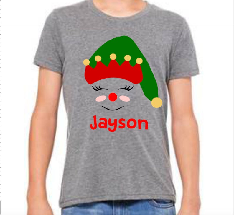 Download Elf SVG Elf Face SVG Christmas svg Kids Christmas Shirt | Etsy
