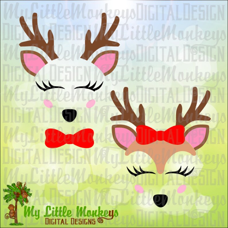 Download Woodland Animal Faces Bundle Designs Commercial Use SVG | Etsy