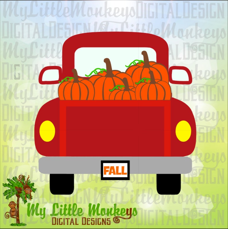 Download Pumpkin SVG Vintage Truck SVG Truck with Pumpkin Fall | Etsy