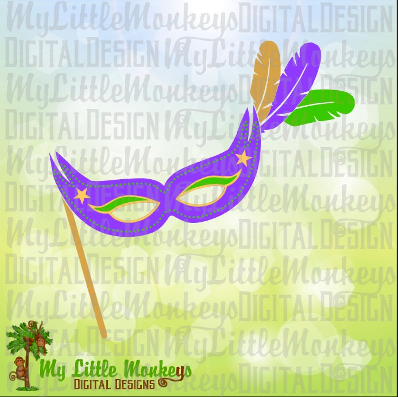 mardi gras monogram gift