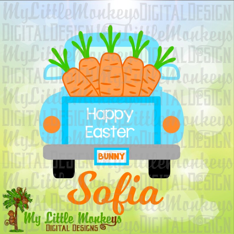Download Vintage Truck Svg Easter SVG Carrots SVG Easter Truck svg | Etsy