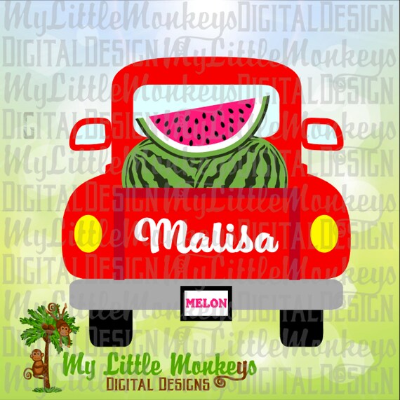 Download Watermelon SVG Vintage Truck SVG Watermelon Truck Summer | Etsy