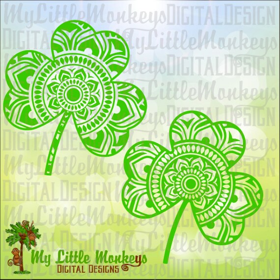 Download Shamrock Svg St Patrick S Day Svg Shamrock Mandala Svg Etsy