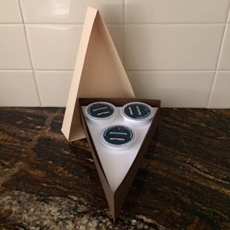Pie Box With Inserts Sized to Fit Kcups 1 Cup and 3 Cup Size Etsy
