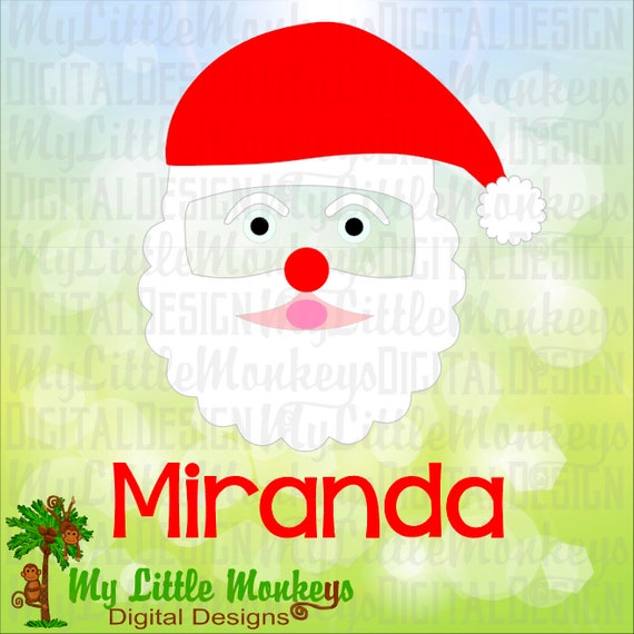 Download Free Santa Svg Santa Face Svg Christmas Svg Kids Christmas Etsy SVG DXF Cut File