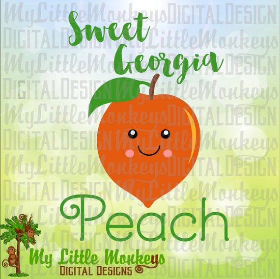 Download Peach Svg Sweet Georgia Peach Peach Shirt Peach Clip Art Etsy