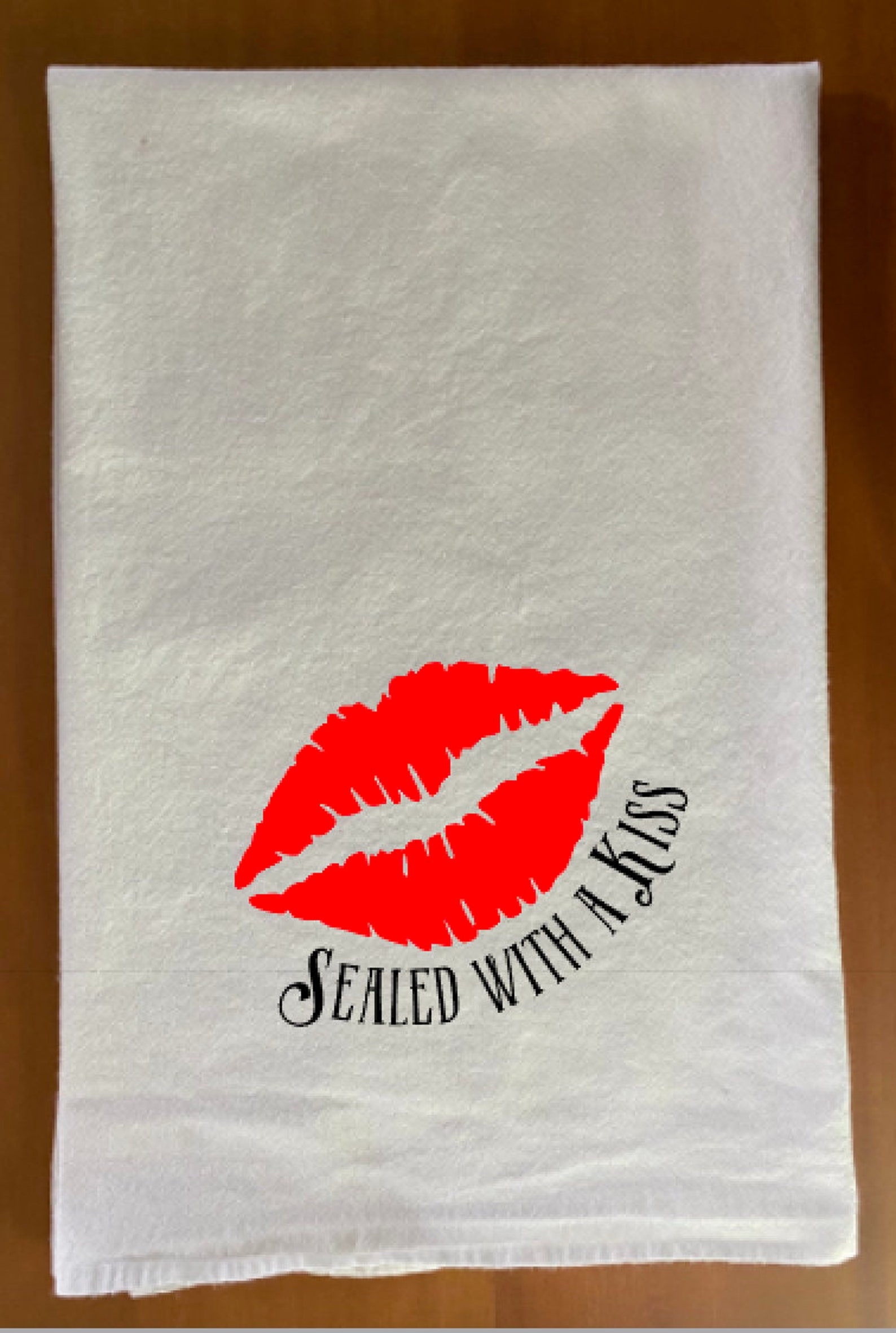 Sealed With a Kiss Lips Valentine