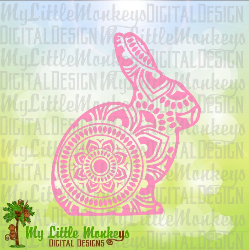 Download Rabbit Svg Clip Art Easter Svg Commercial Use Svg Easter Svg Mandala Bunny Svg Mandala Svg Bunny Svg Png Eps Cut File Easter Dxf Visual Arts Craft Supplies Tools Kromasol Com