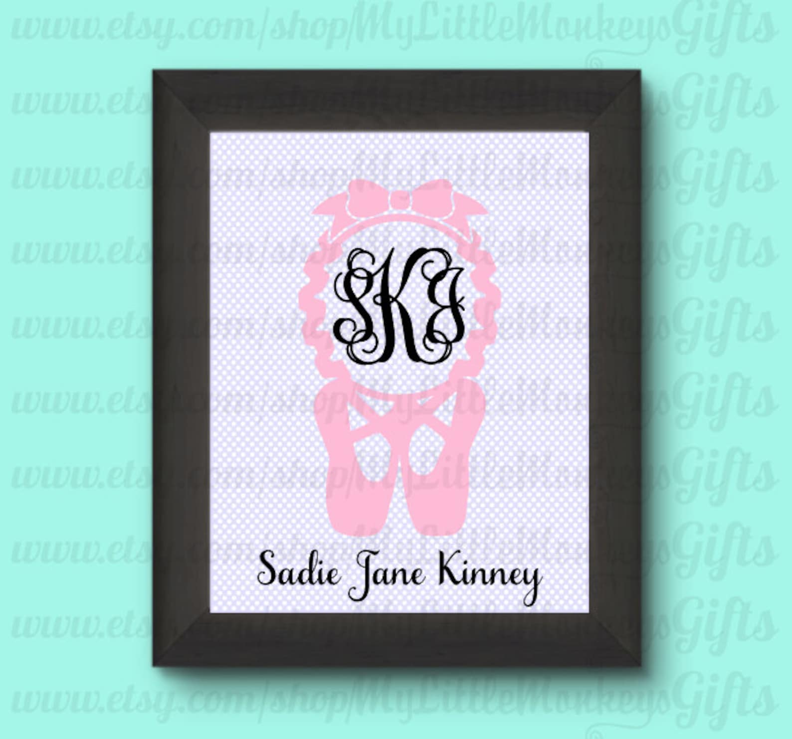 ballet svg ~ ballet shoes ~ monogram svg ~ ballet slippers ~ ballet monogram ~ dance ~ commercial use svg ~ clip art ~ cut file