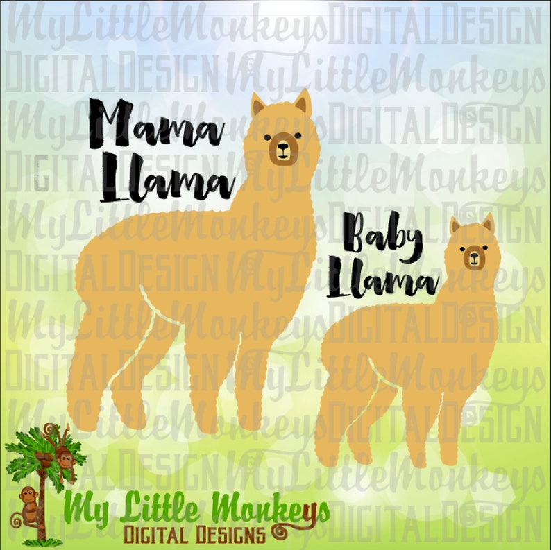 Download Llama SVG Mama Llama SVG Baby Llama Cute Llama svg Alpaca ...