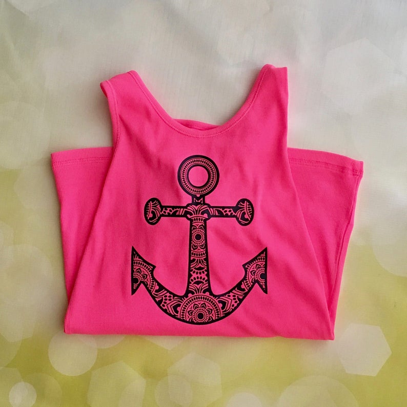 Download Anchor Mandala Design Commercial Use SVG Clipart and Cut File | Etsy