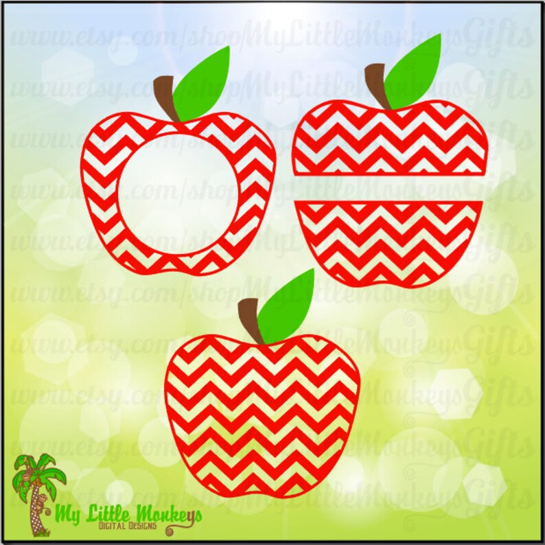 Download Chevron Apple Chevron Apple Split Chevron Apple Monogram Base Design Digital Clipart Cut File Instant Download Color Svg Eps Dxf Png Jpeg Clip Art Art Collectibles Vadel Com