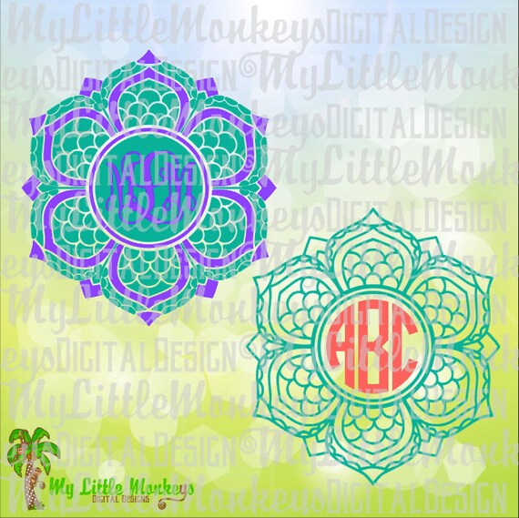 Download Mermaid Mandala Mandala Svg Mandala Monogram Svg Etsy