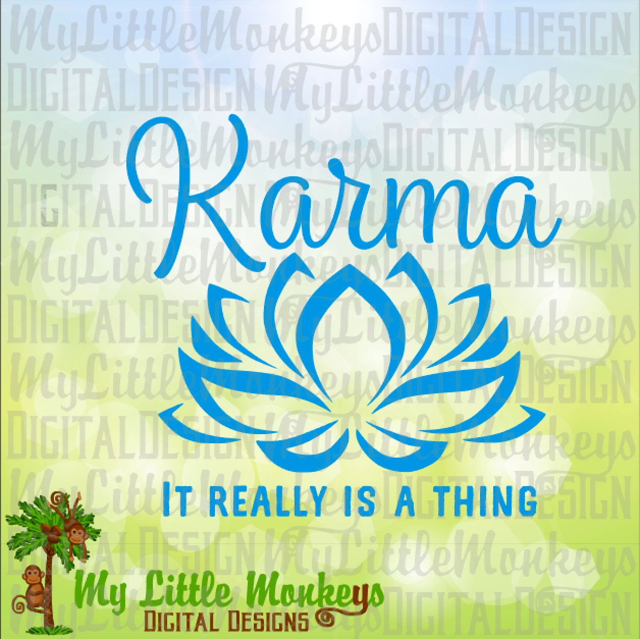 Karma SVG Lotus Flower SVG Karma Quote Karma It Really is a Etsy Finland
