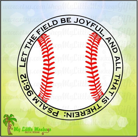 Psalm 96 12 Let The Field Be Joyful And All That Is Therein Etsy