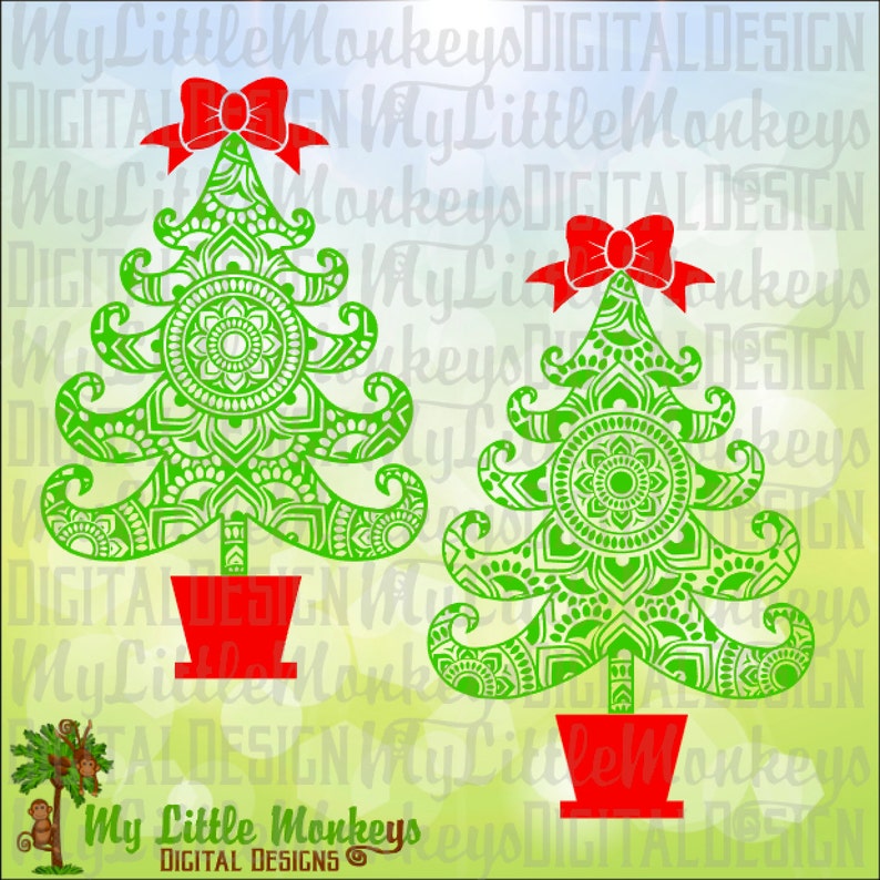 Download Christmas Svg Mandala Svg Christmas Tree Svg Christmas Tree Mandala Tree Svg Commercial Use Svg Cut File Clipart Dxf Eps Png Craft Supplies Tools Collage Kromasol Com