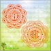 Mandala SVG Monogram Base Design, 2 Color, 3 Color SVGs Cut File & Digital Clipart Instant Download Full Color Jpeg, Png, SVG, DXF Eps Files