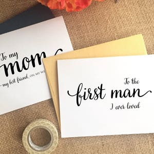 Father of the bride gift from bride to the first man I ever loved card dad wedding gift father of the bride card dad wedding day card to dad image 3